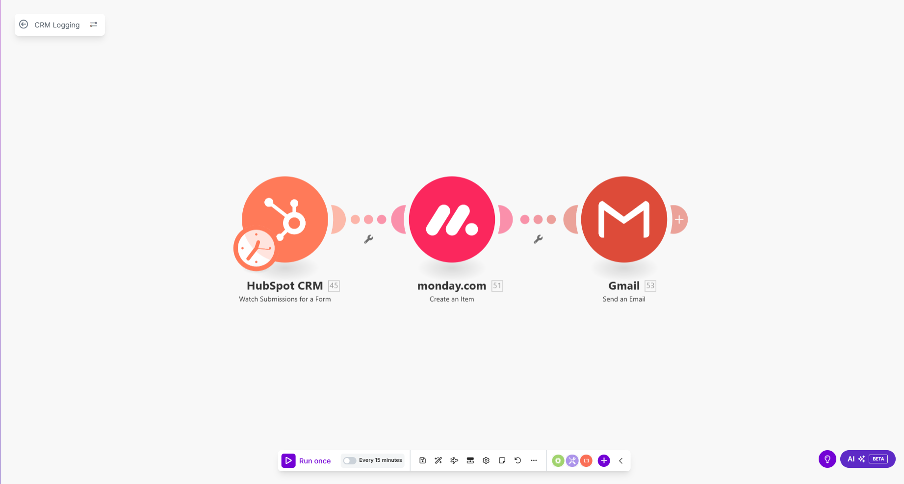 CRM Logging Automation