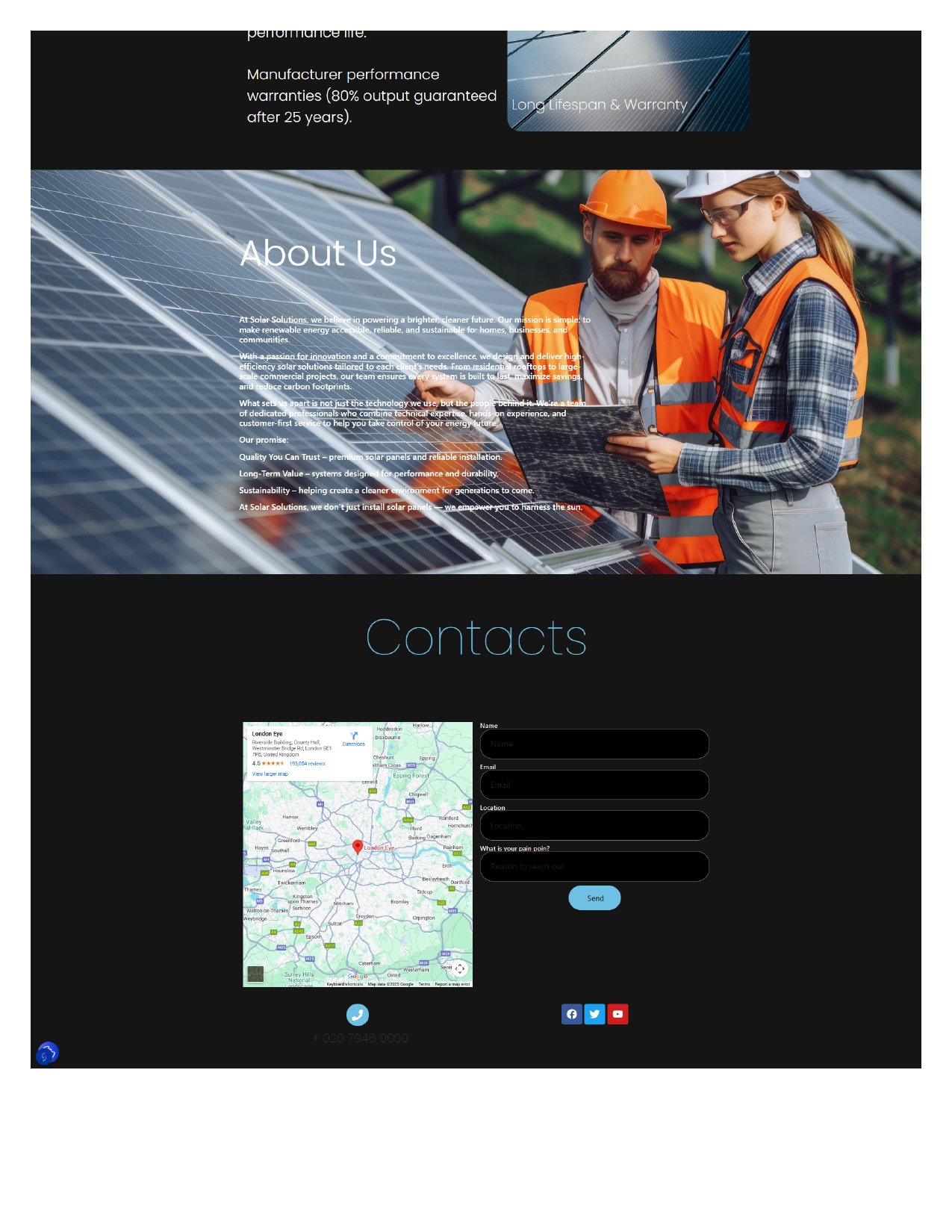 SolarSolutions Website